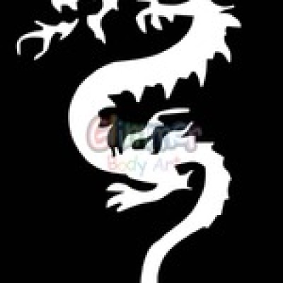 Glitter tattoo 083 Zen Dragon Pack Of 5 